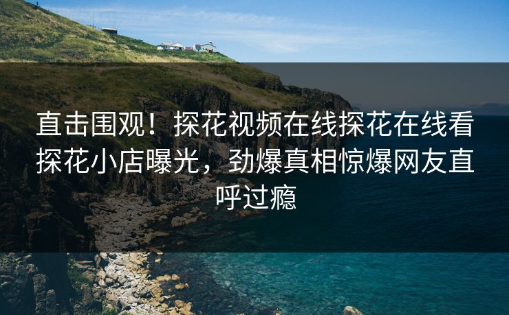 直击围观！探花视频在线探花在线看探花小店曝光，劲爆真相惊爆网友直呼过瘾