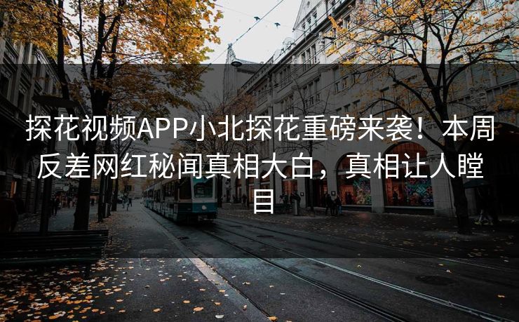 探花视频APP小北探花重磅来袭！本周反差网红秘闻真相大白，真相让人瞠目  第1张