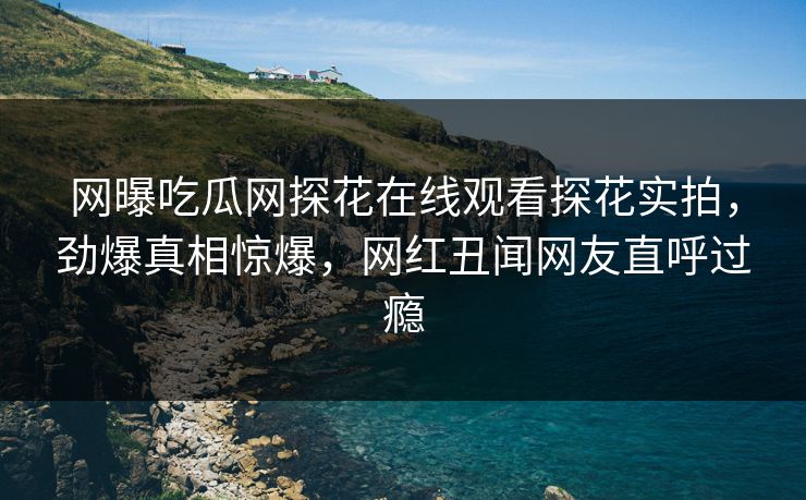 网曝吃瓜网探花在线观看探花实拍，劲爆真相惊爆，网红丑闻网友直呼过瘾